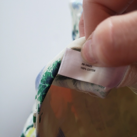 Gap White Shorts Floral Print womens size 4 - Picture 4 of 8